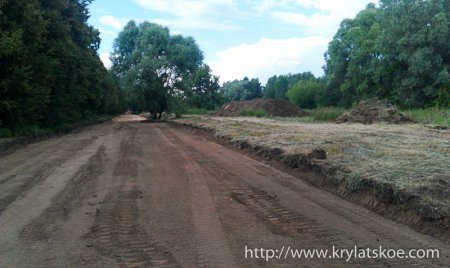 В Крылатском началось строительство дороги к новому байк-центру «Ночных волков»